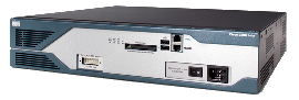Cisco 2821 router (front view)