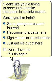 Clippy suggesting re-education