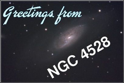 Postcard from galaxy NGC 4528