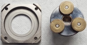 HPLC injector gears