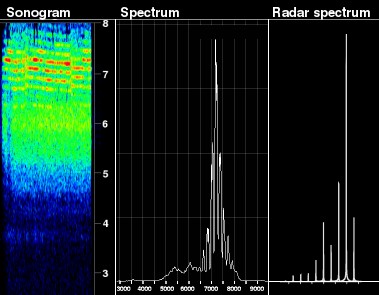 Spectrum of sound at US embassy