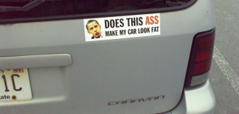 Anti-Obama bumper sticker