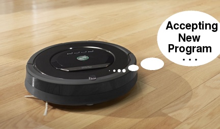 Roomba accepting new programming