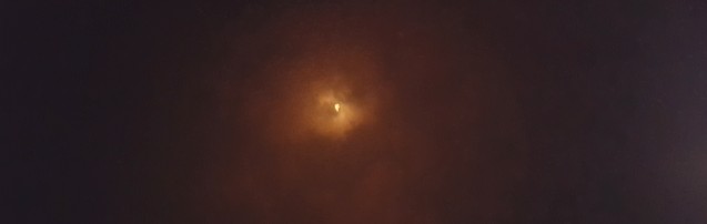 The eclipse viewed from a cell phone
