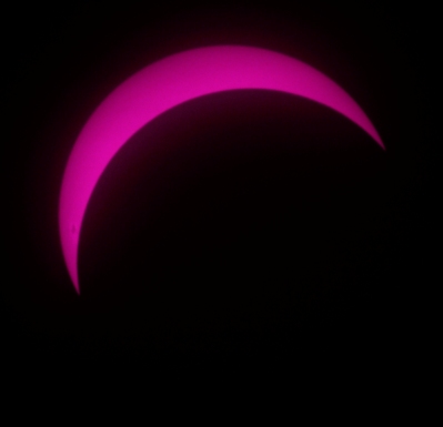 Eclipse in near-ultraviolet
