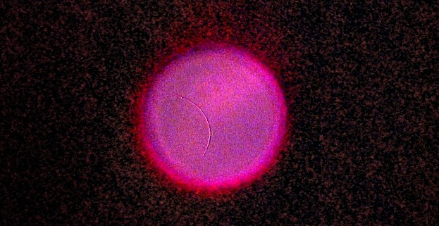 UV photo of the sun at 254 nm
