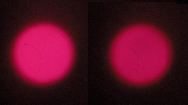 UV photo of the sun at 254 nm