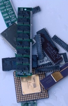8086-2, 8087, 80486 Computer chips