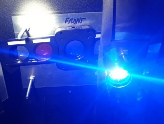 Blue LEDs and power supply