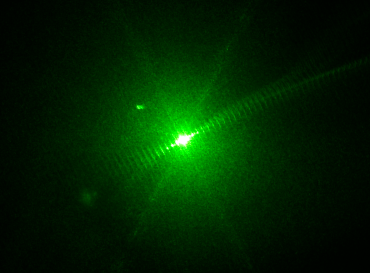 Laser interference pattern