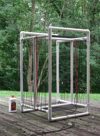 Large loop antenna with barbecue
supplies