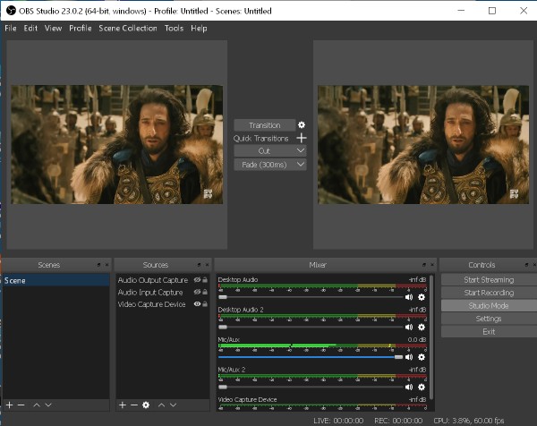 OBS screenshot