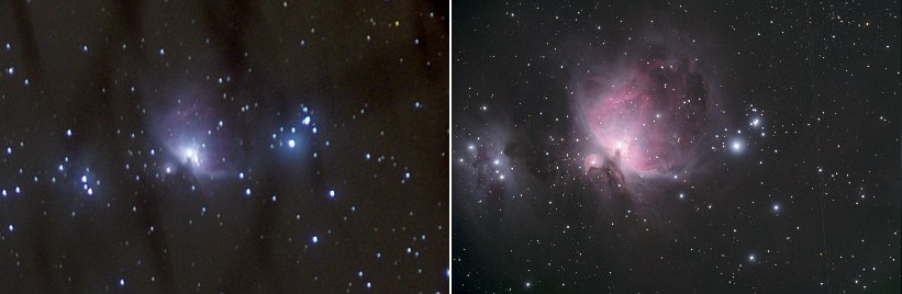 Orion Nebula comparison