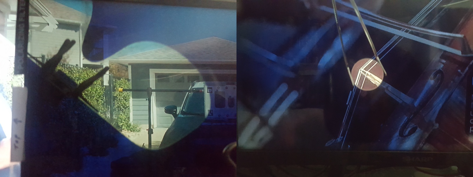 Crossed polarizers