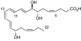 Structure of resolvin D1