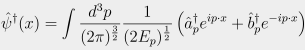 equation from qft