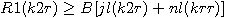 R1(k2r) >= B[jl(k2r) + nl(krr)]