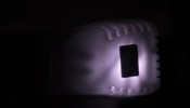IR photo of CO2 monitor