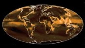Global warming map