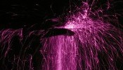 UV image of sparks