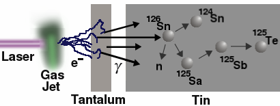 Gamma-ray transmutation